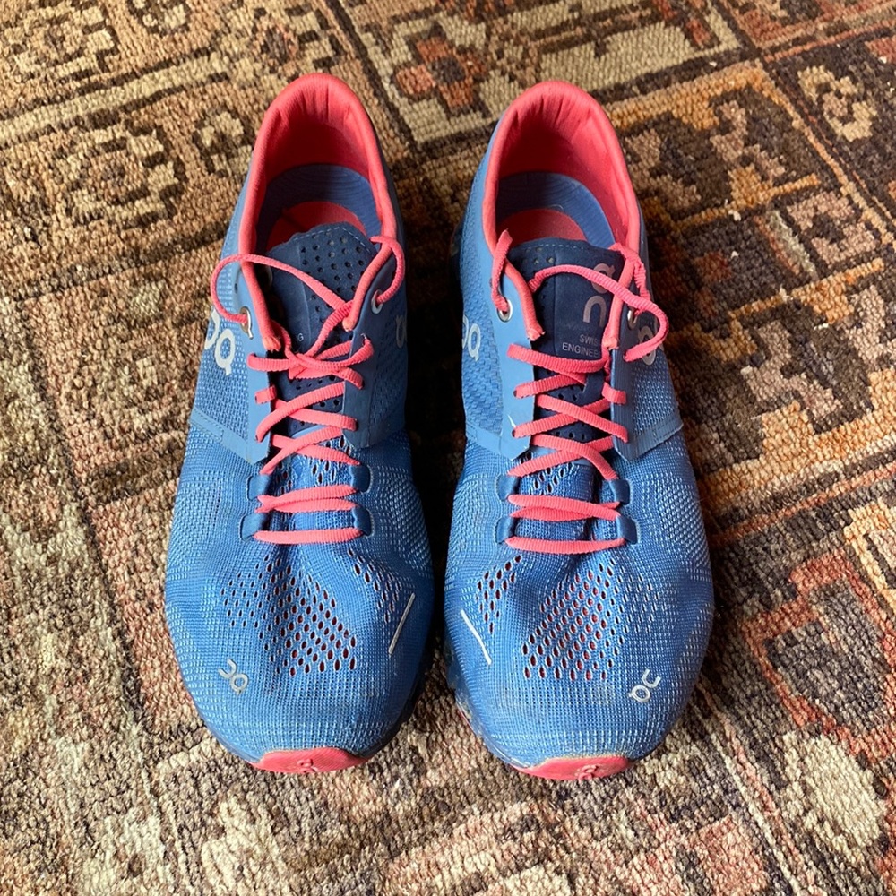 On Cloud X Pink and Blue Sneakers- Size 8.5